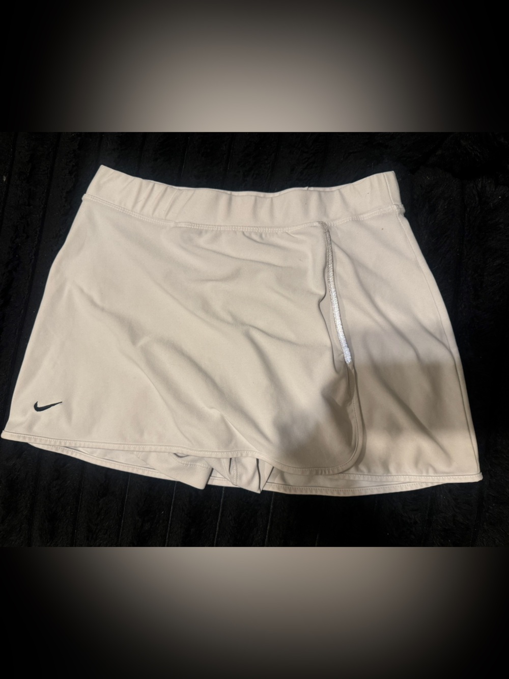 Nike Dri-FIT Women’s White Tennis Golf Skort Size Small Built-In Shorts
